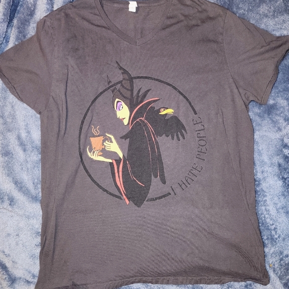 Maleficent V Neck Tee - Picture 2 of 3